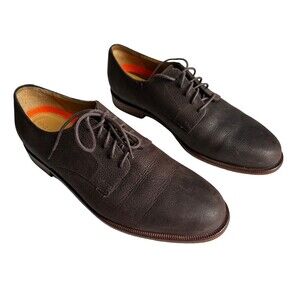 Cole Haan Grand 10.5 Oxford Dress Shoe Dark Roast Grain C14210